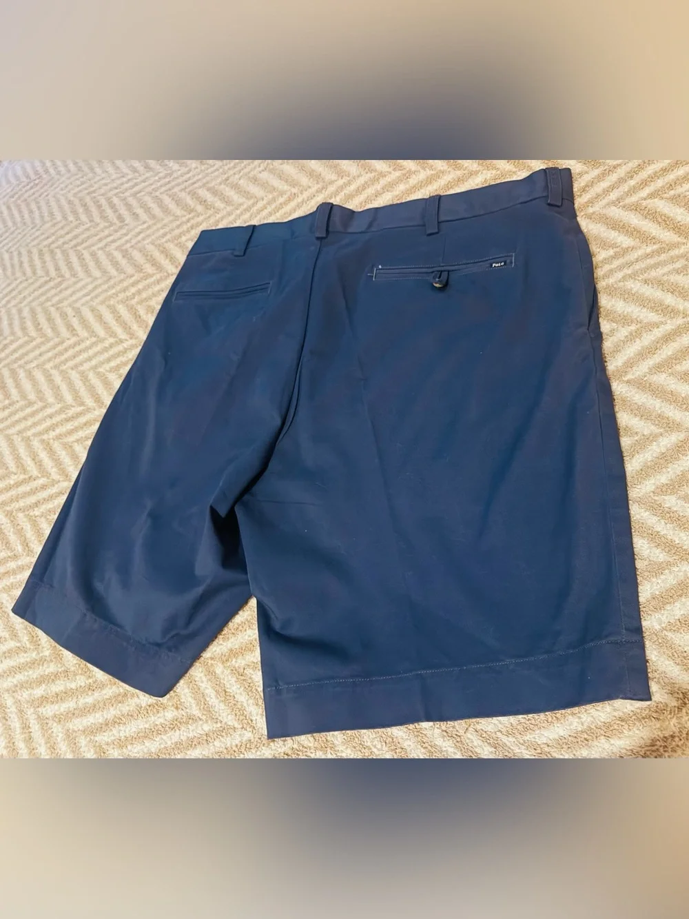 Polo by Ralph Lauren Navy Flat-Front Men’s Shorts